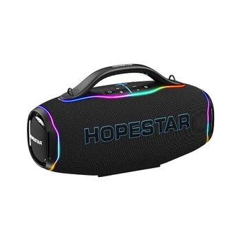Портативная Bluetooth-колонка HOPESTAR A90 With 1PCS UHF Microphone 700W, черная