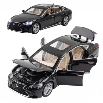 Машинка игрушечная Lexus LS500H моделька металлическая коллекционная 16 см Черный (8515165)