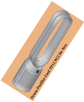Очисник повітря Dyson Purifier Cool TP12 PC2 De-Nox (546519-01)