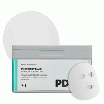 Ежедневные увлажняющие маски для лица VT Cosmetics PDRN Daily Mask (30 шт) 350 g
