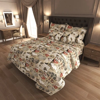 Комплект постельного белья Vital Textile Голд Люкс Бязь 150х220 см (BL1.5-277)