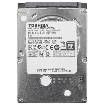 Накопичувач HDD 2.5" SATA 500GB Toshiba 7200rpm 16MB (MQ01ACF050) Refurbished ( 22017 )