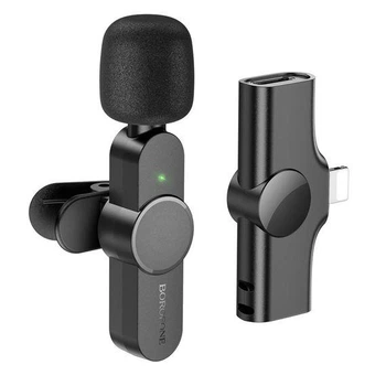 Микрофон Borofone BFK12 Lightnin черный (BFK12)