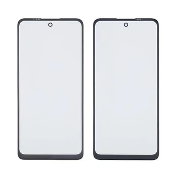 Стекло тачскрина Motorola G22 чёрное закалённое с олеофобным покрытием