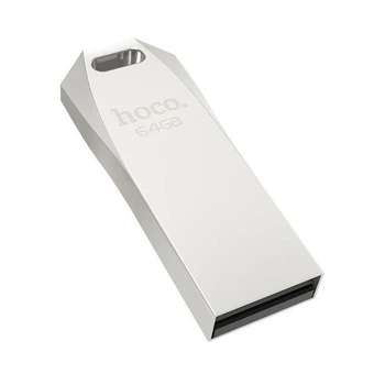 USB-накопичувач Hoco UD4 64GB сріблястий метал USB 2.0 (UD4-64GB)