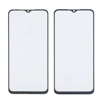 Стекло тачскрина Oppo A15/A15s чёрное закалённое с OCA плёнкой