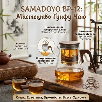 Заварник Samadoyo Bonston Gunfu Tea Pot BP12 800мл
