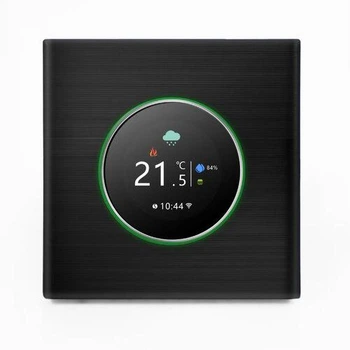 Терморегулятор Wi-Fi для теплого пола IN-THERM PWT 700 черный, с мультиколесом управления