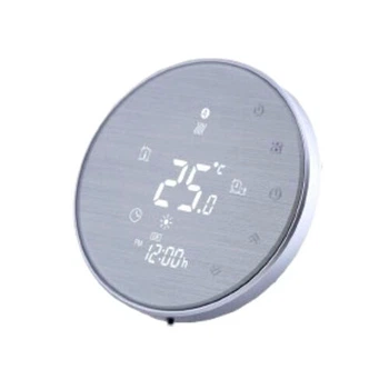 Wi-Fi терморегулятор сенсорний in-therm PWT 600 SILVER для теплої підлоги, срібний
