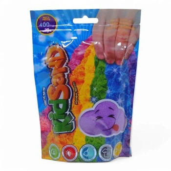 Кинетический песок "KidSand" фиолетовый, в пакете, 400 г