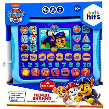 Планшет інтерактивний "Щенячий патруль / Paw Patrol", українською
