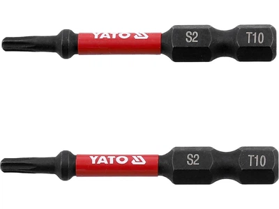 Биты ударные YATO TORX T10 x 50 мм HEX 1/4" 2 шт YT-78051