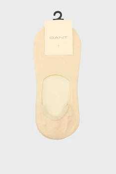 Чоловічі бежеві сліди (2 пари) INVISIBLE SOCKS 2 PACK Gant 43-45 9960257