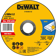 Tarcza tnąca DeWalt High Performance do metalu 180x1.2x22.23 mm (DT42380Z-QZ)