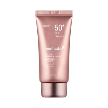 Солнцезащитный крем с сияющим эффектом Medicube Collagen Firming Sun Cream SPF50 (50 ml)