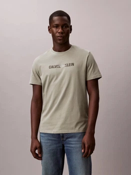 Футболка хлопковая длинная мужская Calvin Klein 4RB807G(Shadow) M Визон (199155980760)
