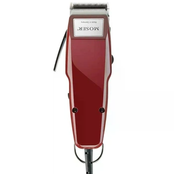 Професійна машинка для стрижки волосся Moser 1400 Burgundy 2021 1400-0278 мережева, 4 насадки, бордова