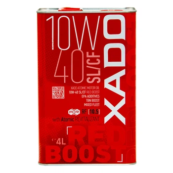 Олива моторна XADO Atomic Oil 10W-40 SL/CF Red Boost 4 л