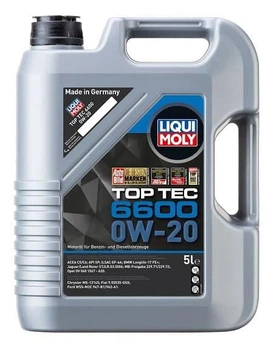 Масло моторное Liqui Moly Top Tec 6600 C5 0W-20 5L (21411)