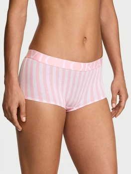 Женские трусики Victoria's Secret (3595688165263) Exploded Logo Cotton Boyshort M розовые