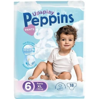 Подгузники-трусики Peppins 6 (15+ кг) 18шт