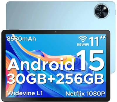 Планшет Doogee U11 Pro VIP Edition, 11”, 6/256 ГБ, Wi-Fi, 90 Гц, Nova Blue