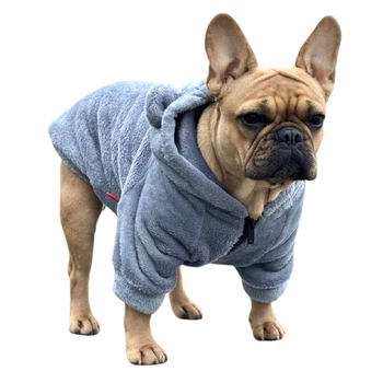 Одежда для собак "Teddy Sweatshirt Grey". SKU 004791. Размер S. Your Stylish Hunter. Худи для собак для французского бульдога, мопса, спаниеля и прочих.
