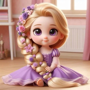 Алмазная мозаика Рапунцель 20x20см Dreamtoys (S10246)