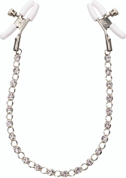 Зажимы для сосков CalExotics Crystal Chain Nipple Clamps (716770091215)