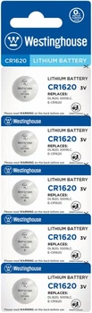 Літієва батарейка Westinghouse Lithium таблетка CR1620 5шт/уп blister