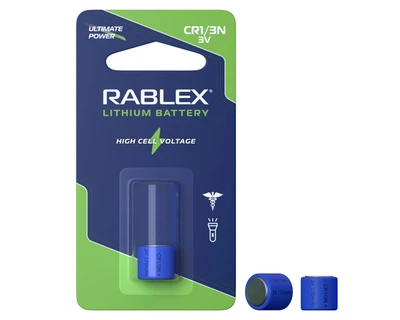 Батарейка Rablex CR1-3N 3V блістер