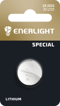 Батарейка ENERLIGHT LITHIUM CR 2025 BLI 1/20