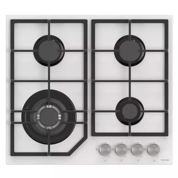 Газова поверхня на склі MINOLA MGG 61622 WH