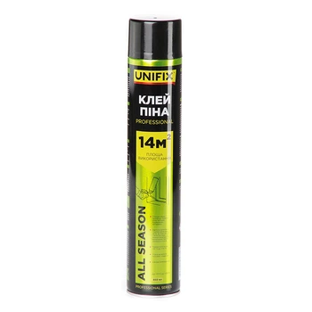 Клей-піна професійна 850 мл 14 м² (UNIFIX)