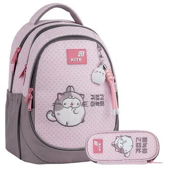 Рюкзак шкільний + пенал Kite Education Molang ML26-700M