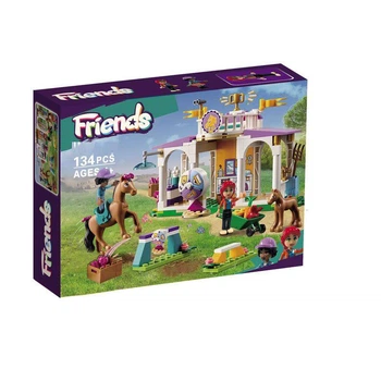 Конструктор Friends (Френдс) Стайня Тренування коня загін для коней та лошати, 134 деталі