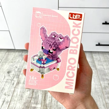 Конструктор (Lilo and stitch) Лило и Стич Angel (Ангел) в ванной (Angel in the Bathtub) Micro Block