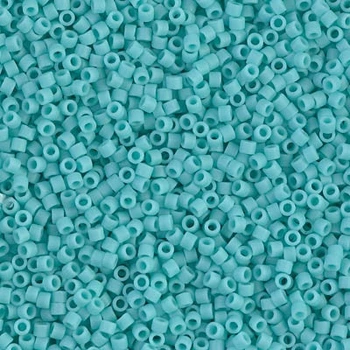 DB-1586 Бісер Miyuki Delica Beads 11/0 (натуральний матовий бірюзовий), 50 г