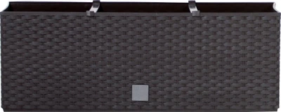 Балконний ящик Prosperplast Rato коричневий з вкладкою 60 x 25 см (73962-440) (5905197795164)