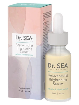 Омолаживающая осветляющая сыворотка с арбутином и ниацинамидом Dr.Sea Rejuvenating Brightening Serum - Arbutin & Niacinamide 30 мл