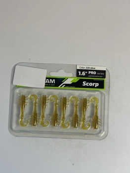 Силикон UPSTREAM Scorp 1.6" (8шт.) #220 olive ,SCO1.6_220