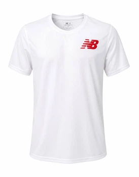 Чоловіча біла футболка NB Sport Essentials MT91061PWT легка повсякденна Розмір L