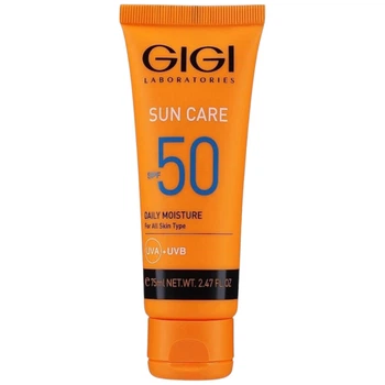 Увлажняющий защитный крем SPF50 GIGI SUN CARE Daily Moist Active Anti-Age SPF50 75 мл