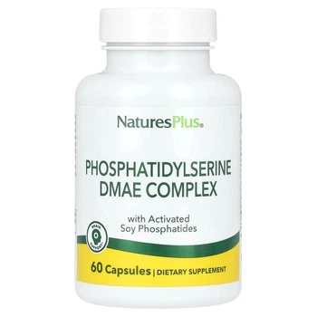 Комплекс Фосфатидилсерина и ДМАЭ Natures Plus (DMAE Phosphatidylderine) 60 капсул NAP05180