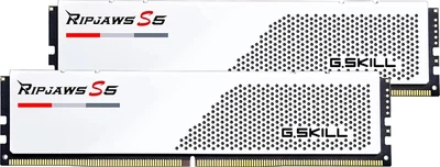 Оперативная память G.Skill DDR5-6000 32768MB CL30 PC5-48000 (Kit of 2x16384MB) Ripjaws S5 White (F5-6000J3040F16GX2-RS5W)