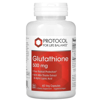 Глутатион Protocol for Life Balance (Glutathione) 500 мг 60 капсул PRT10104