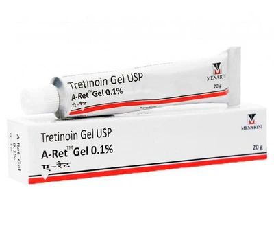 Третиноин гель для проблемной кожи 0,1 % (Tretinoin gel USP 0.1 % w/w A-Ret) Menarini, 20 г.