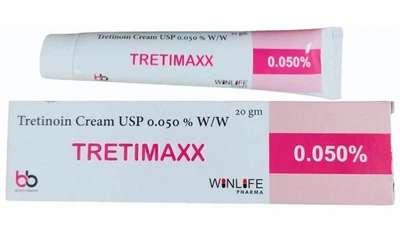 Третиноин крем (третимакс) 0,050 % 20 г., Tretinoin Cream USP 0,05% TRETIMAXX 20g Winlife Pharma