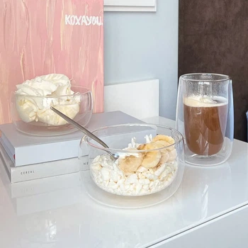 Пиала с двойной стенкой «BREAKFAST» 500 мл.
