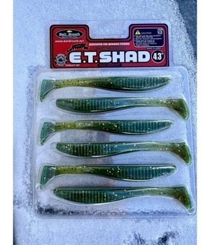 Силикон Bait Breath E.T.Shad 4,3" (6 шт) (Ur868 Motoroil-EX)